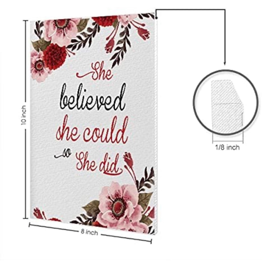 NWT canvas picture with Bible verse on it for hanging or sitting in easel
